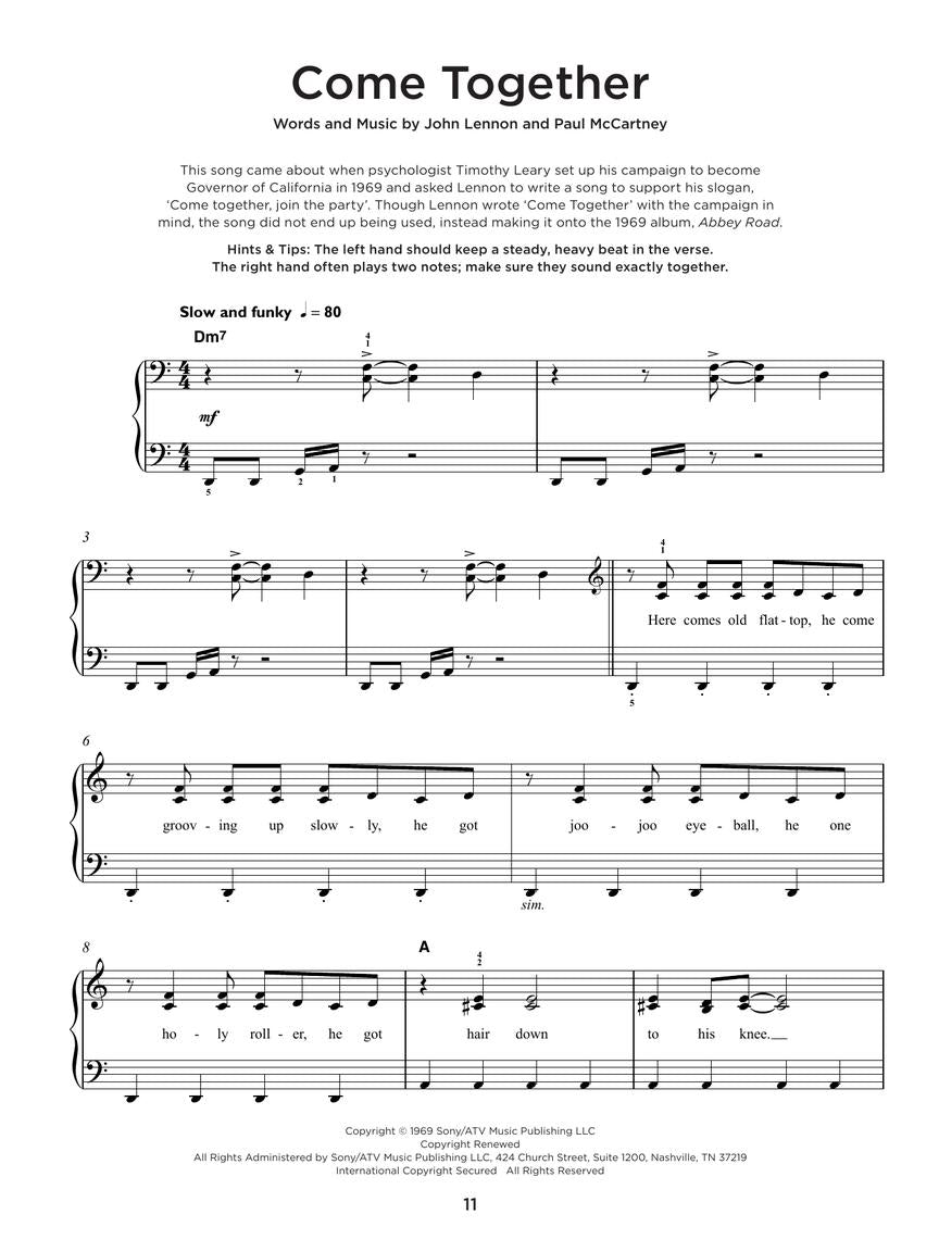 Beatles Collection – Really Easy Piano