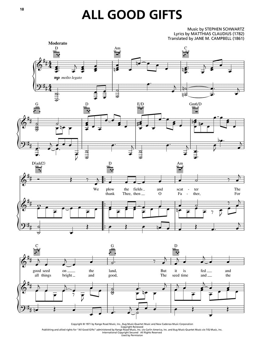 Godspell - Vocal Selections