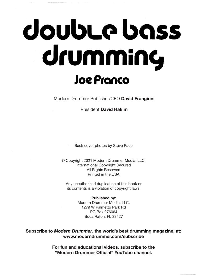 Double Bass Drumming