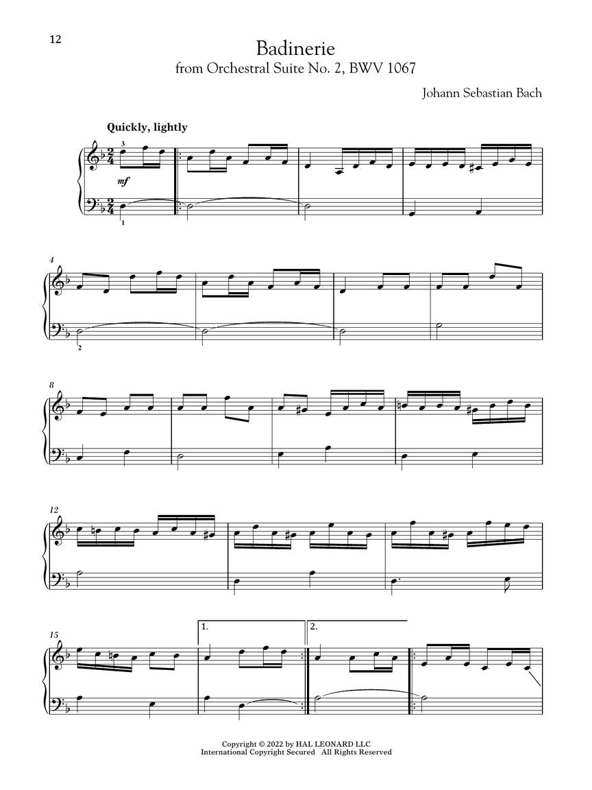 Bach First 50 Bach Pieces You Should Play on the Piano