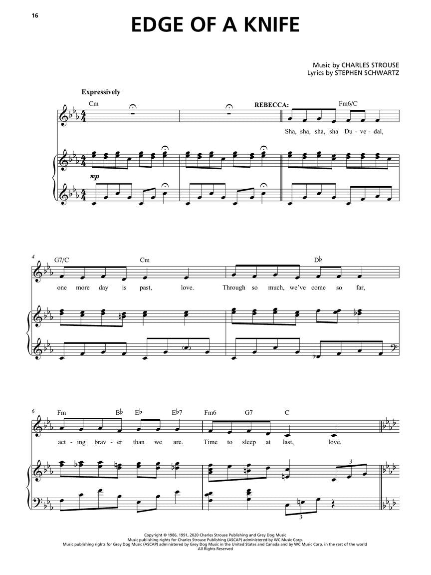 Rags Revised Vocal Selections