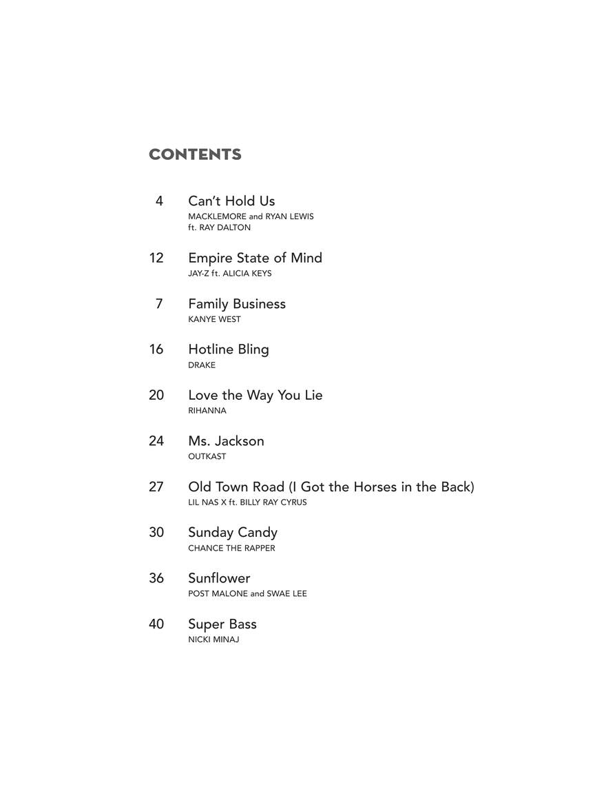 Hip-Hop for Piano Solo 10 Inventive Arrangements