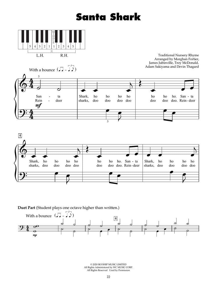 Favorite Christmas Songs for Five-Finger Piano