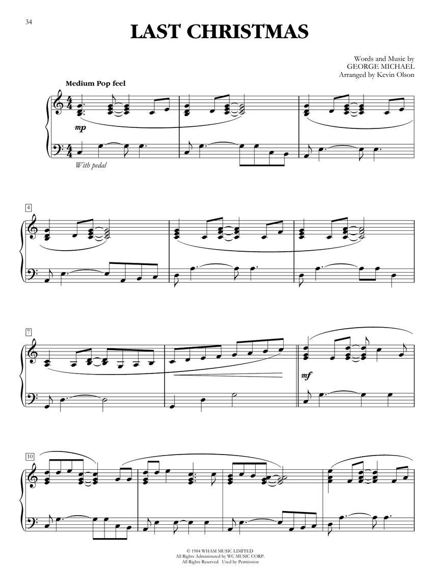 Easy Christmas Piano Solos