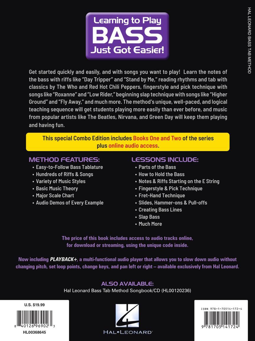 Hal Leonard Bass Tab Method