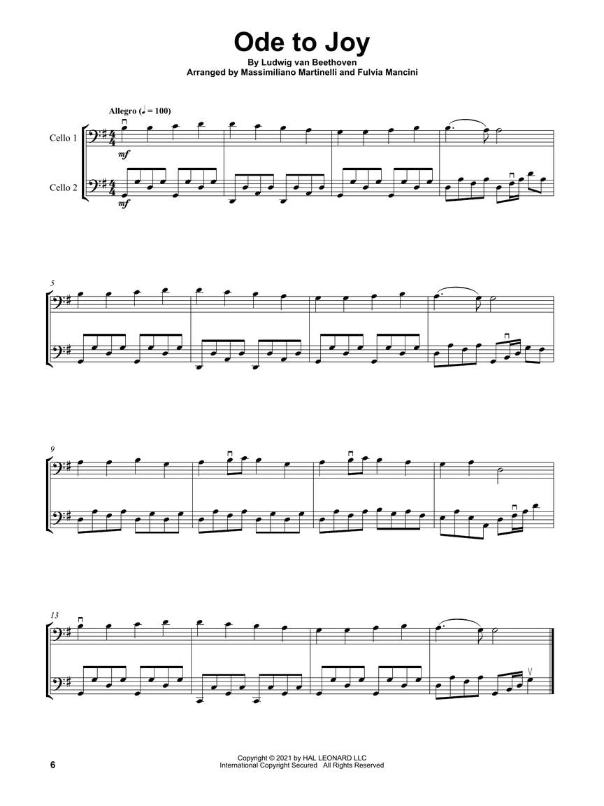 Classical Cello Duets