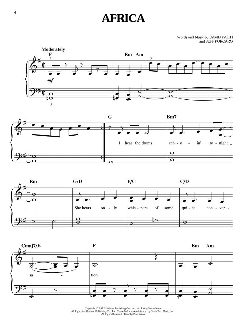 Favorite Songs – In Easy Keys