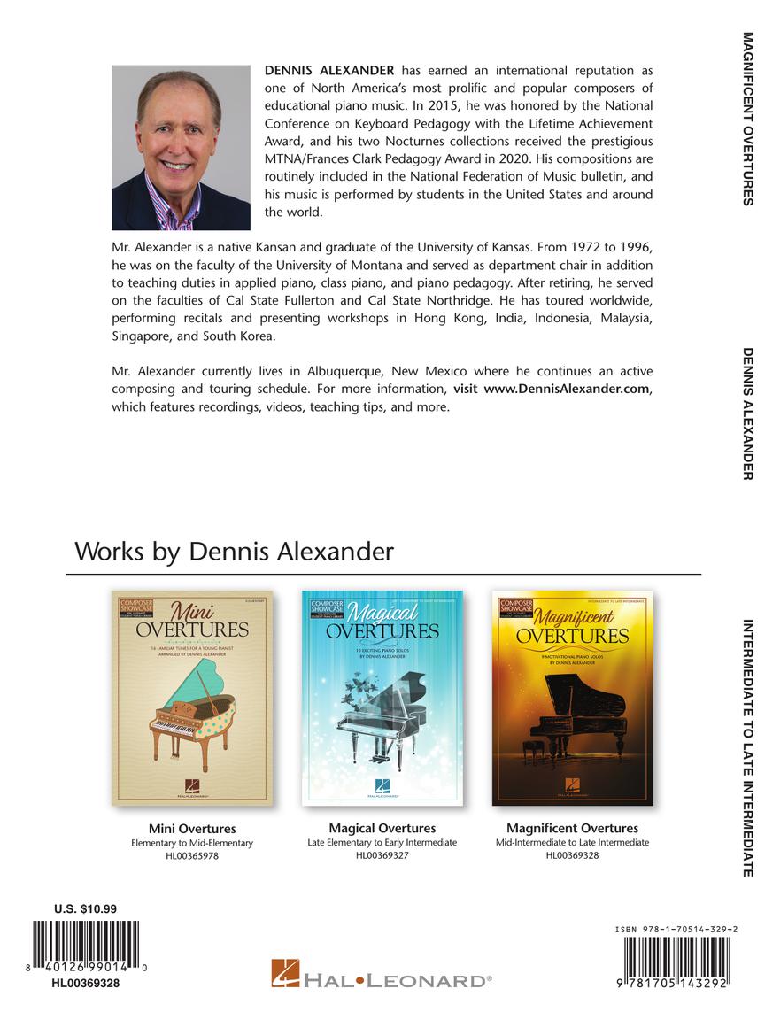 Magnificent Overtures 9 Motivational Piano Solos