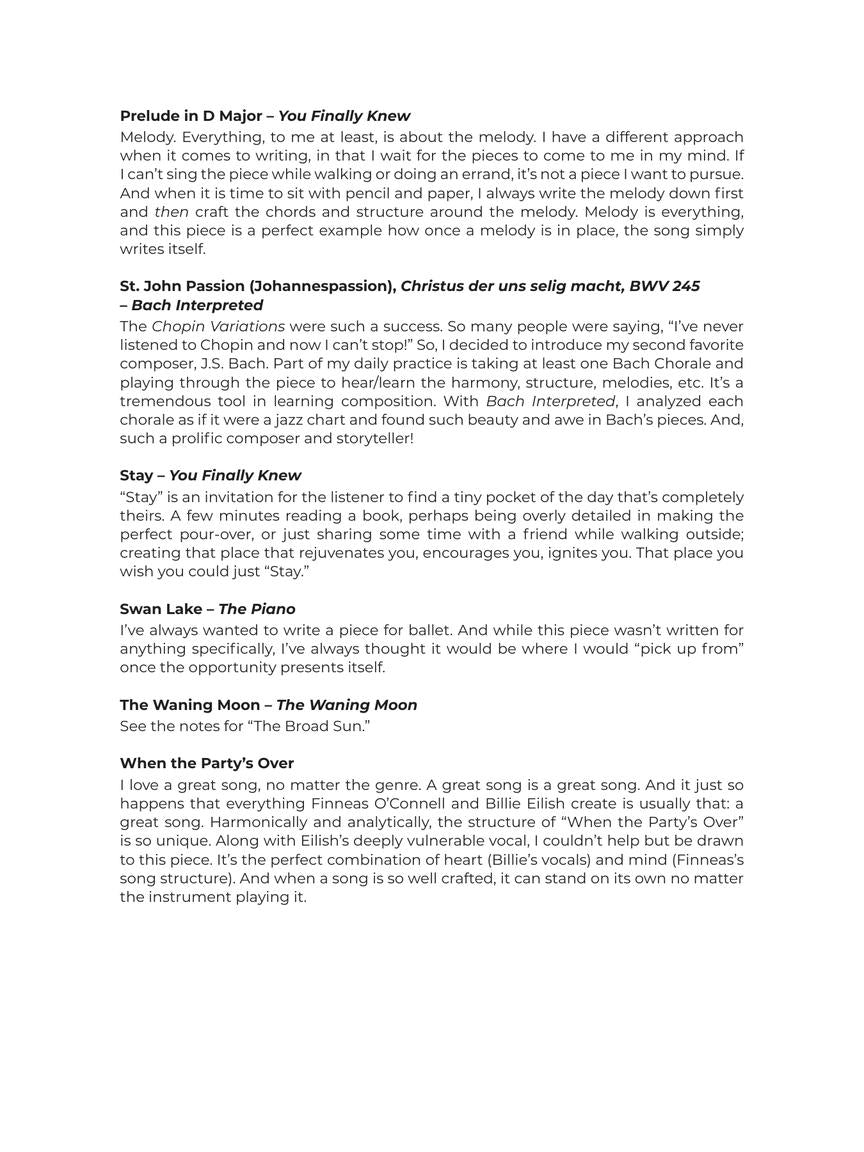 Lawson Chad Lawson – Piano Sheet Music Collection