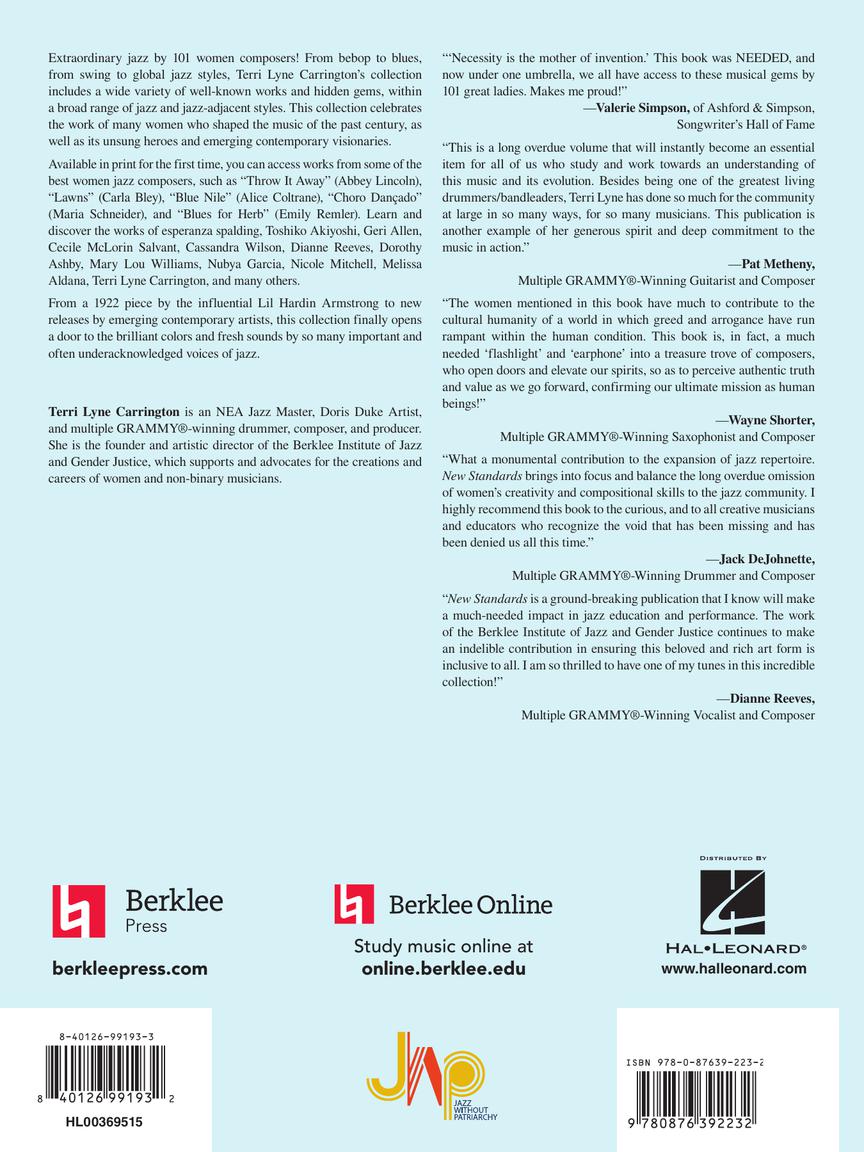 New Standards: 101 Lead Sheets By Women Composers