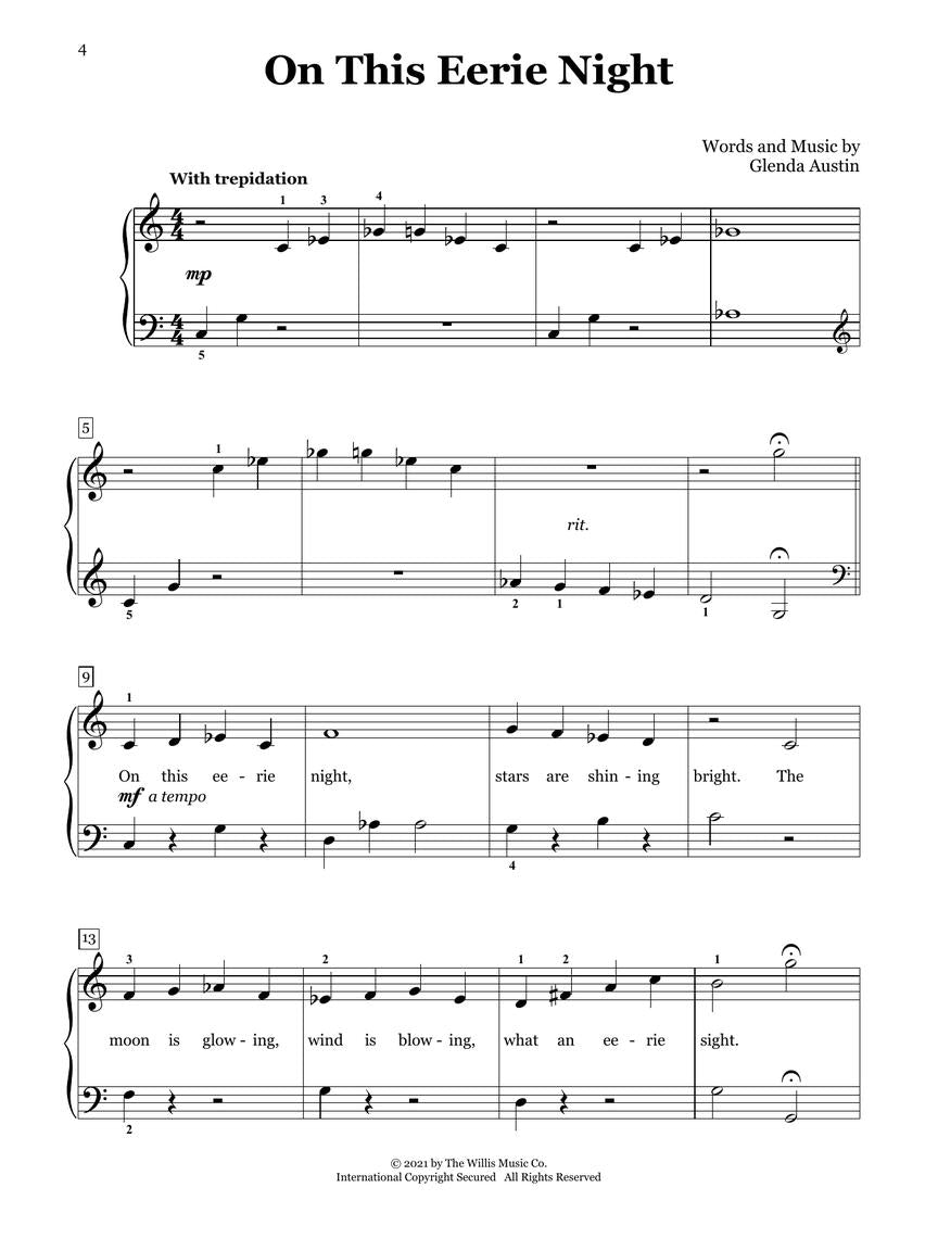 Strange Sounds 10 Bewitching Piano Solos for Recitals