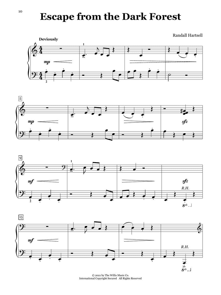 Strange Sounds 10 Bewitching Piano Solos for Recitals