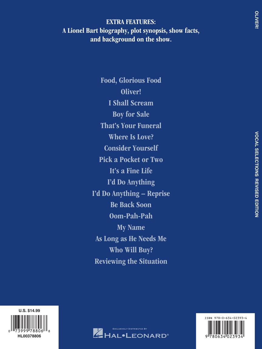 Oliver! - Vocal Selections