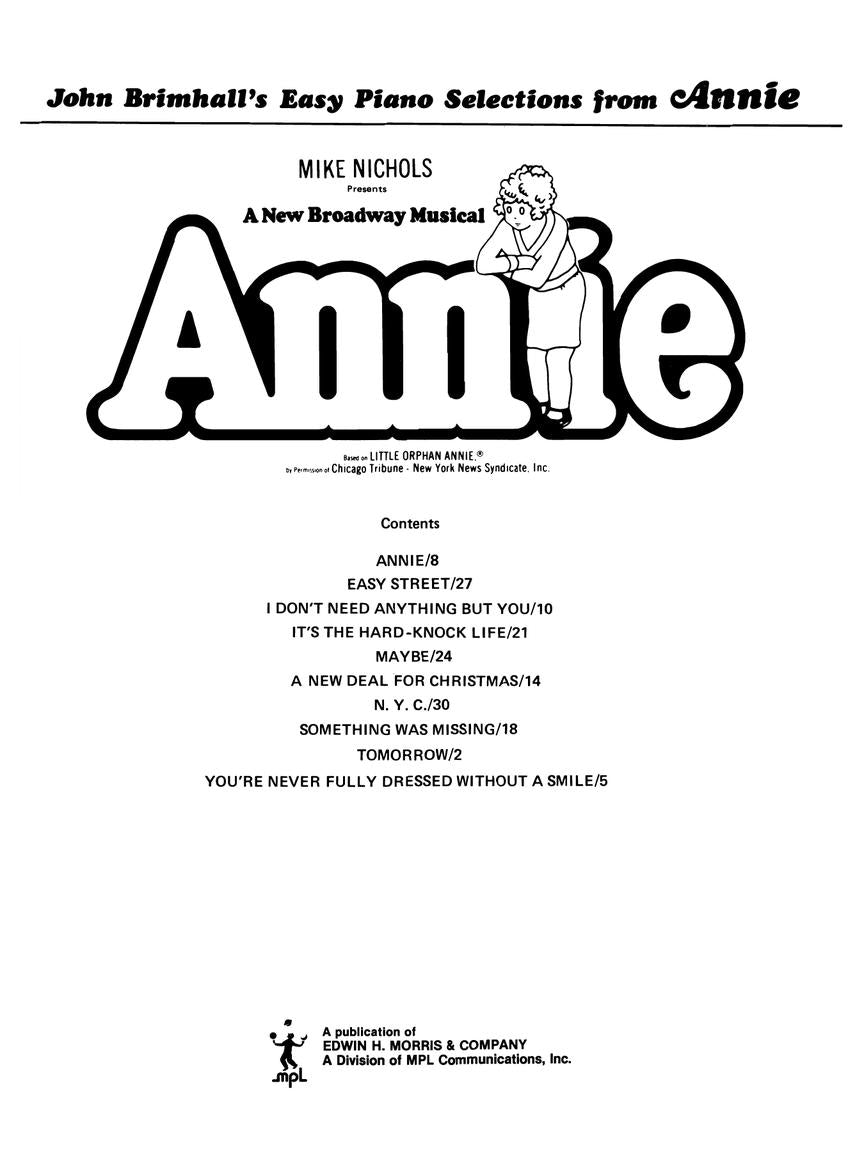 Annie (Broadway) - Easy Piano