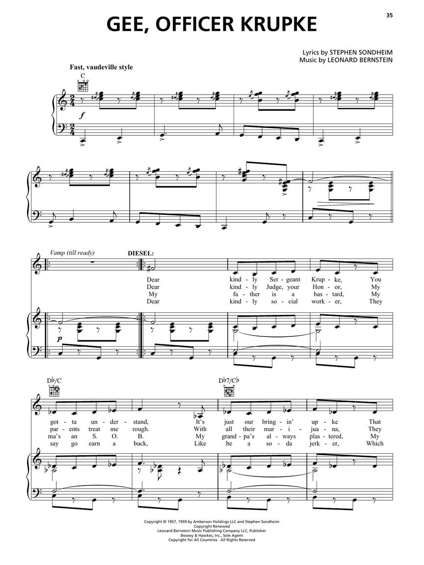 Bernstein West Side Story - Vocal Selections