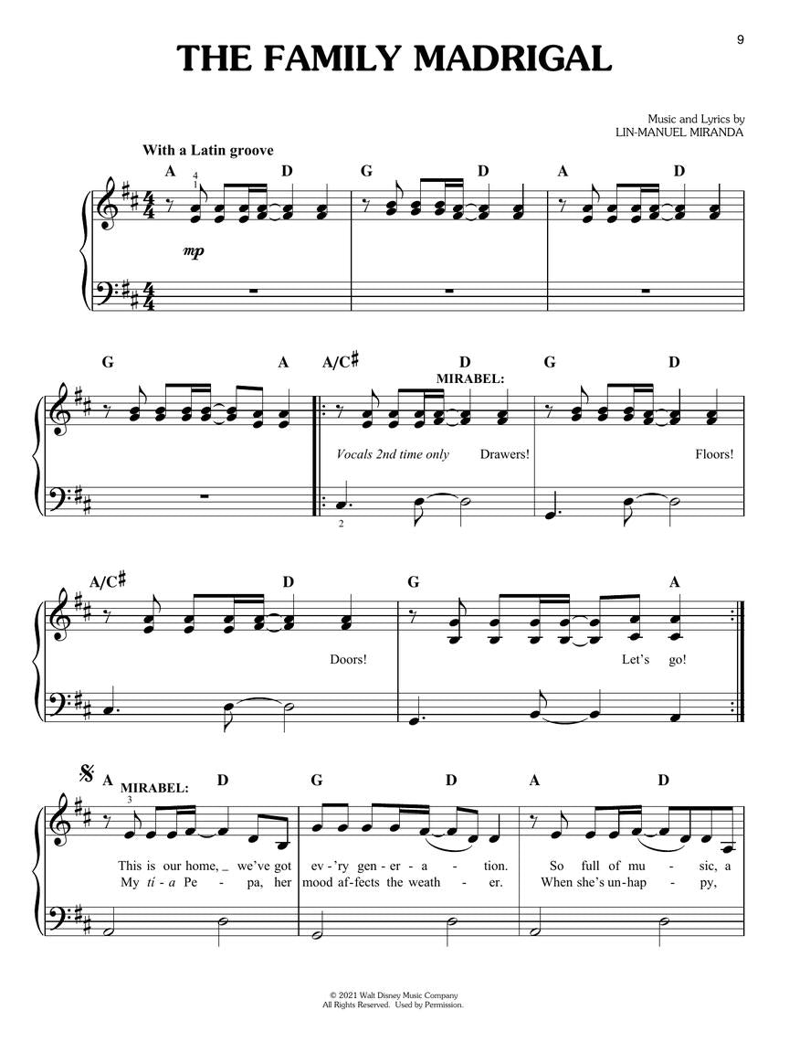 Miranda Encanto Easy Piano