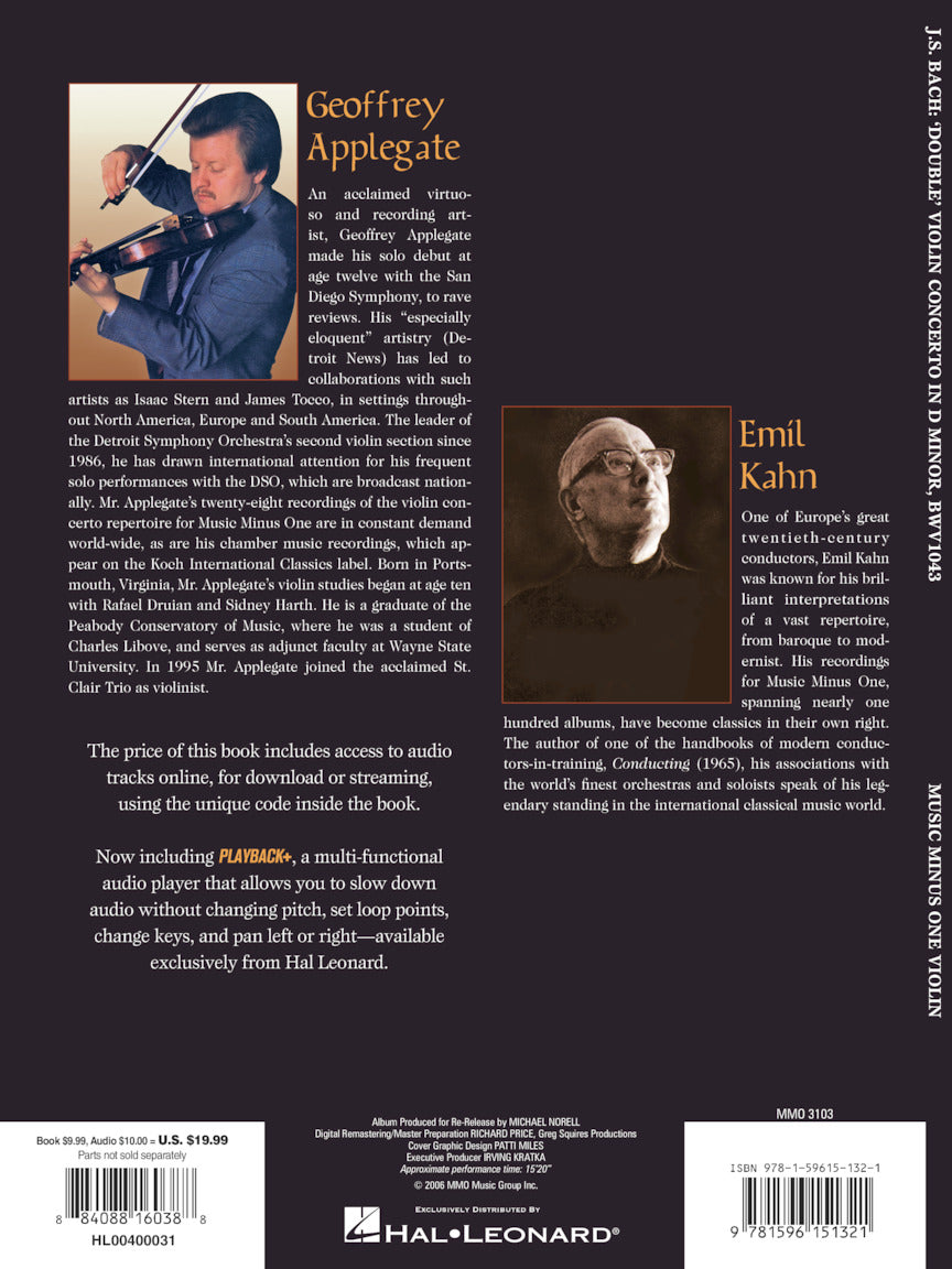 Bach Double Concerto in D minor BWV 1043