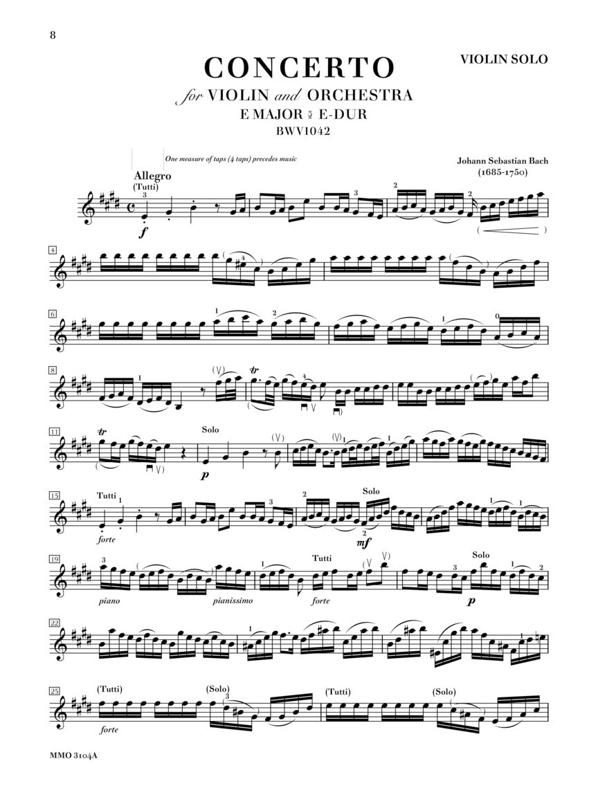 Bach Violin Concerto No 1 and No 2