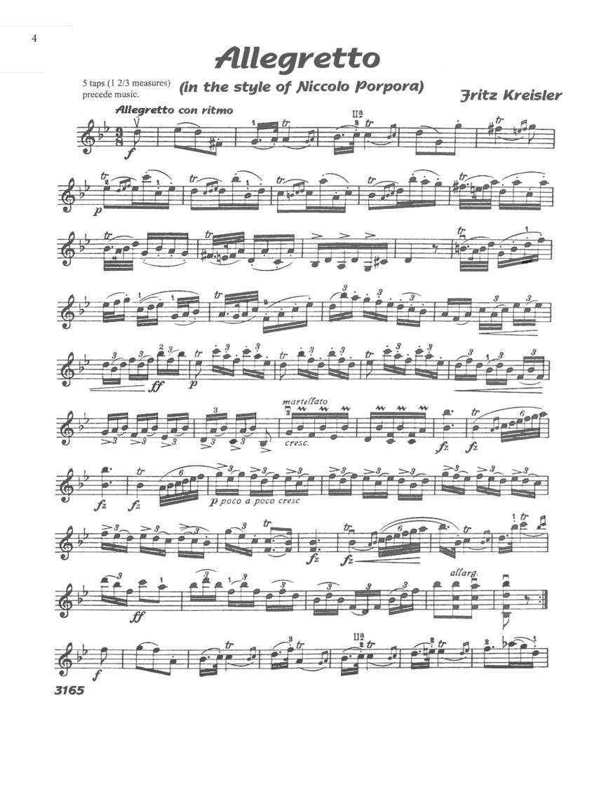 Kreisler, Fritz - Favorite Encores
