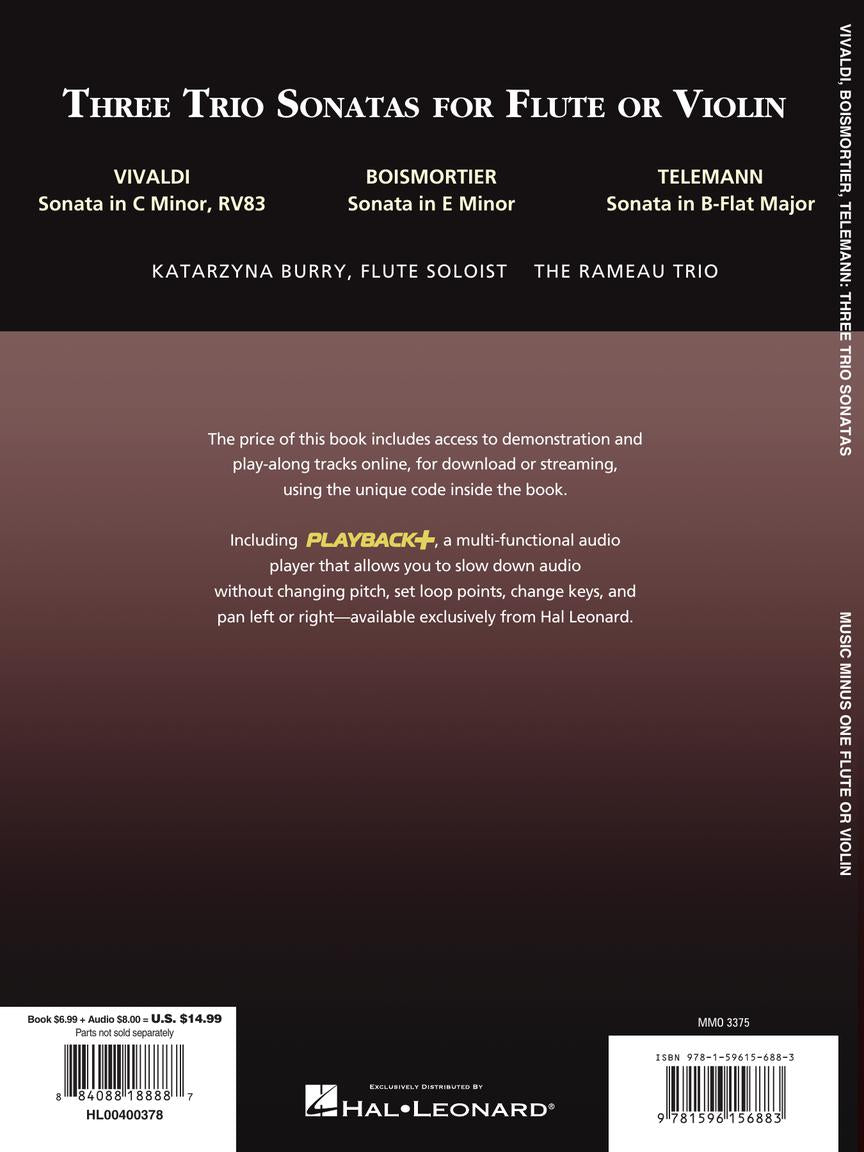 Three Trio Sonatas: Vivaldi, Boismortier and Telemann