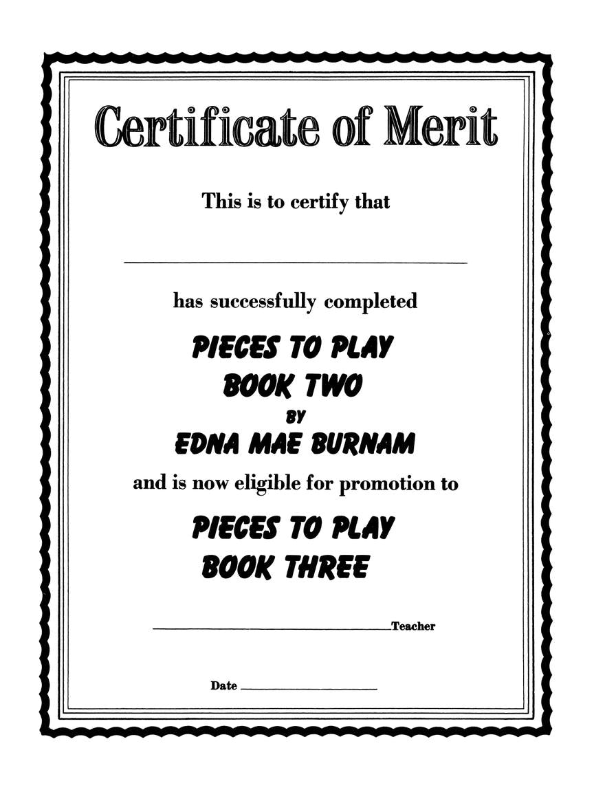 Burnam Pieces to Play