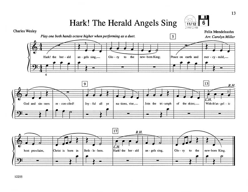Christmas Carols - Teaching Little Fingers to Play