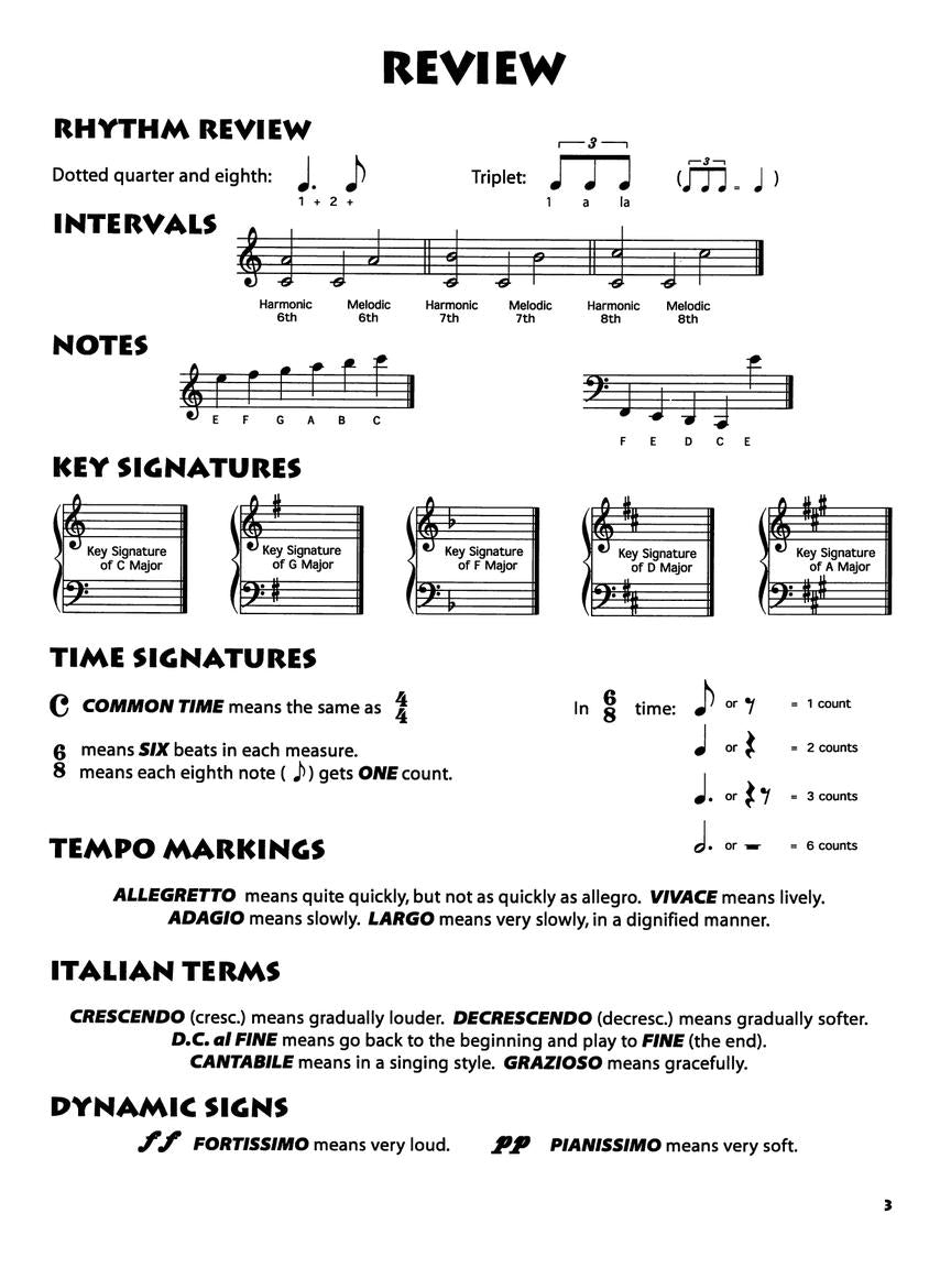 Beanstalk's Basics for Piano Lesson Book Level 3