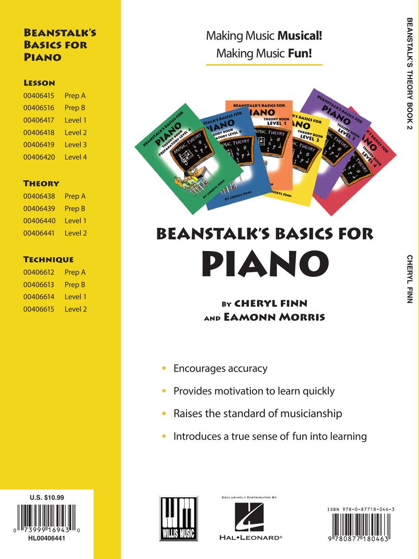 Beanstalk's Basics for Piano Theory Book Level 2