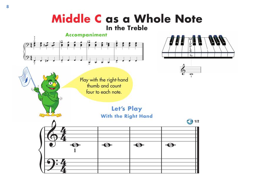 Thompson's Easiest Piano Course Part 1 – Book/Audio