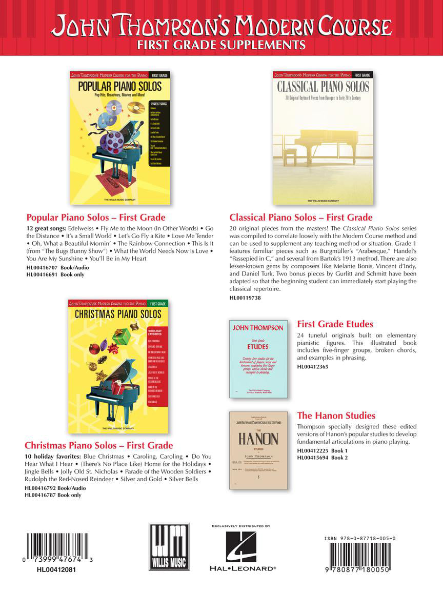 Thompson's Modern Course for the Piano First Grade Book