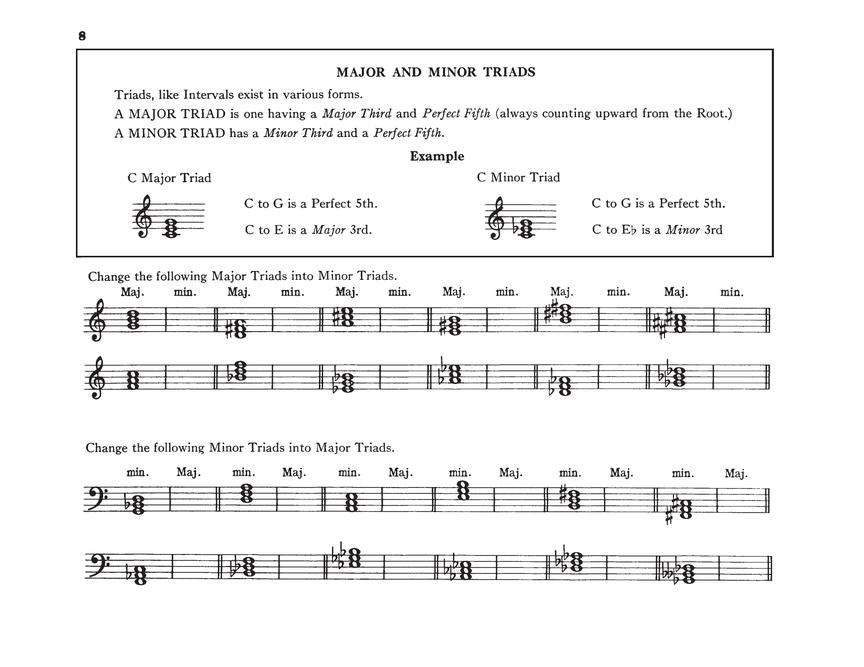 Thompson's Chord Speller - Schaum A Music Writing Book/Later Elementary Level