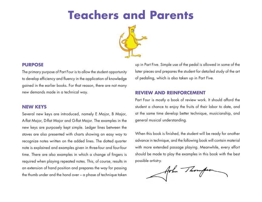 Thompson's Easiest Piano Course Part 4 – Book Only