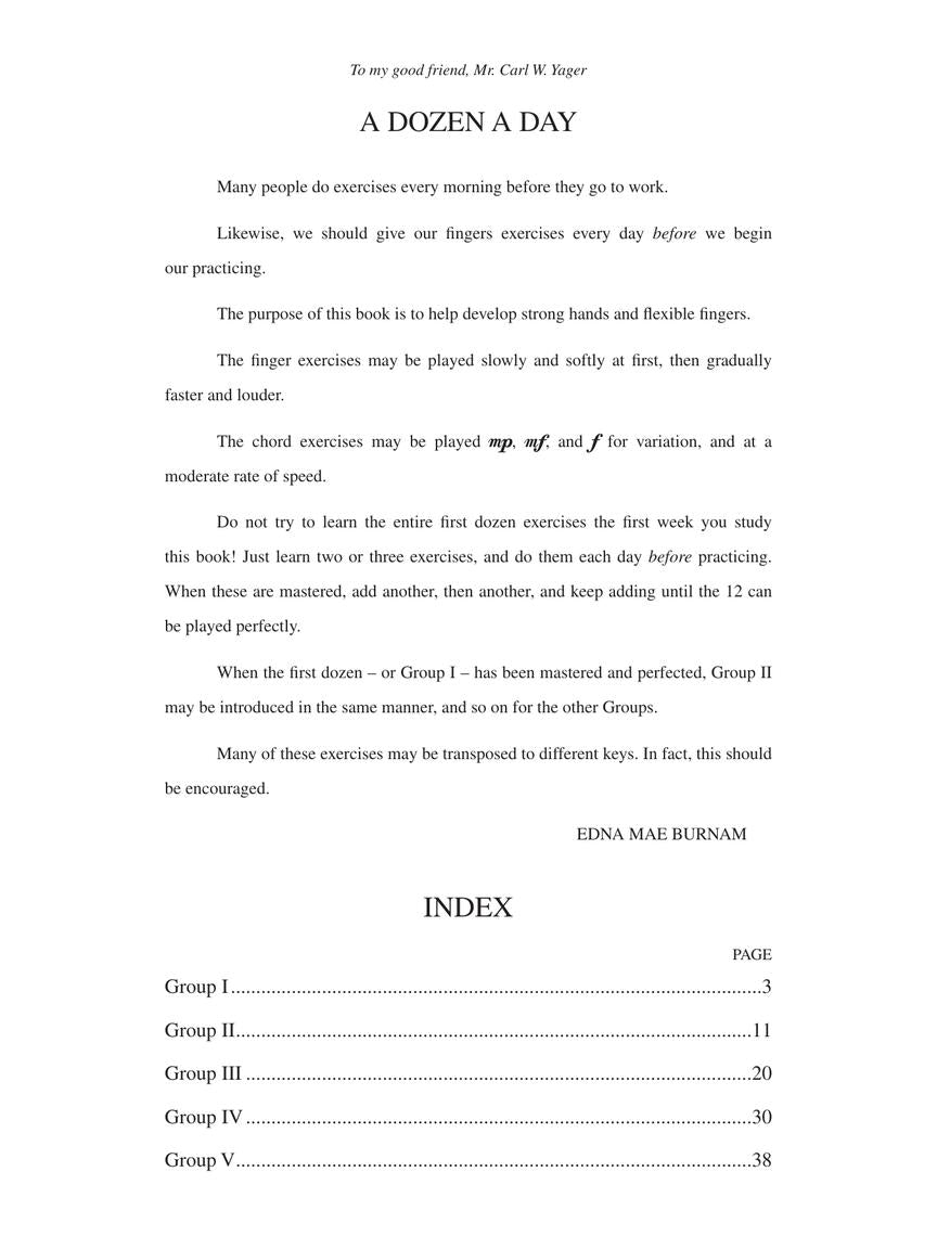 Burnam Dozen a Day Book 3