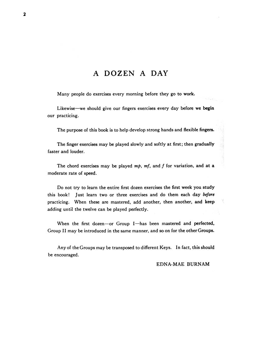 Burnam A Dozen a Day Book 4