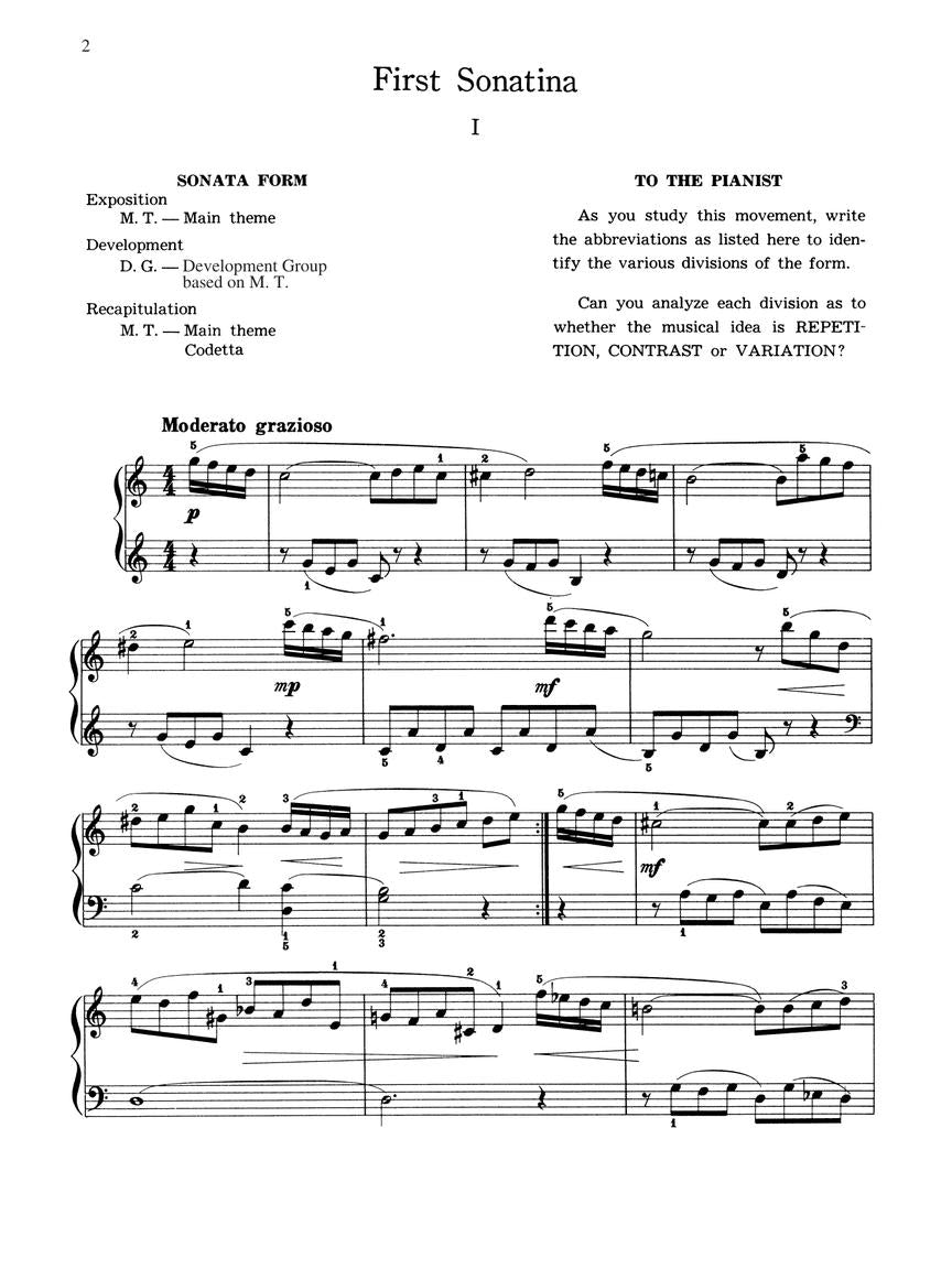 Gillock Accent on Analytical Sonatinas