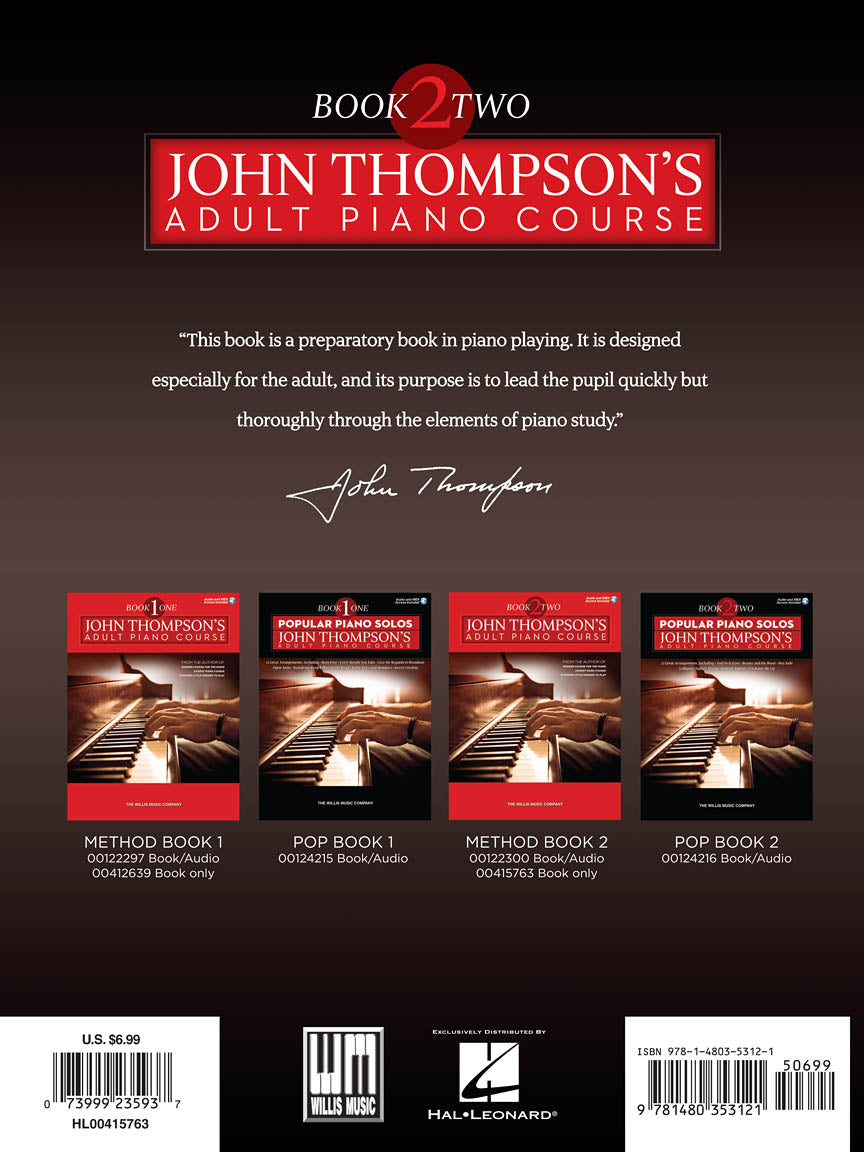 Thompson's Adult Piano Course Book 2