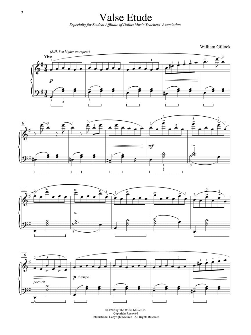 Gillock Valse Etude
