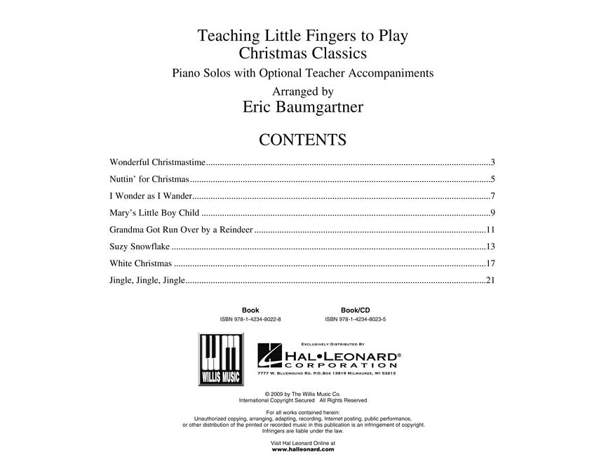 Teaching Little Fingers to Play Christmas Classics