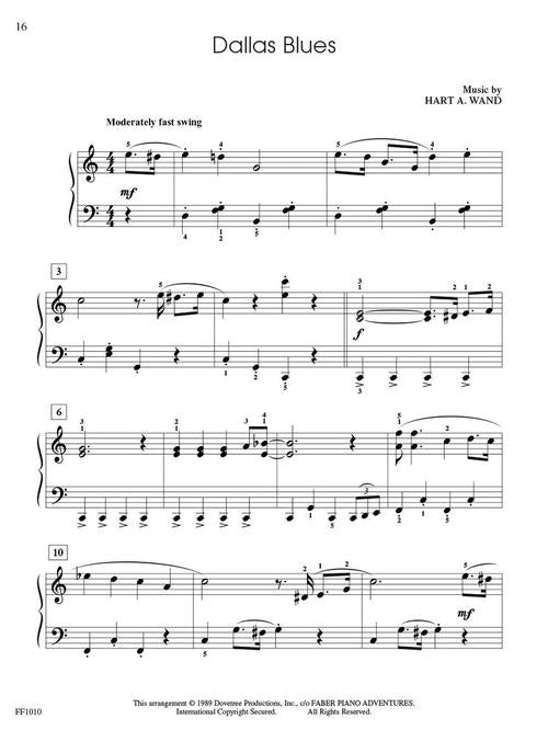 Faber Jazz & Blues - FunTime Piano - Level 3A-3B