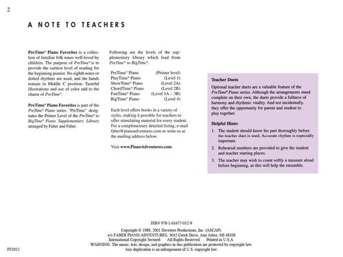Faber Favorites - Pretime to Bigtime - Primer Level