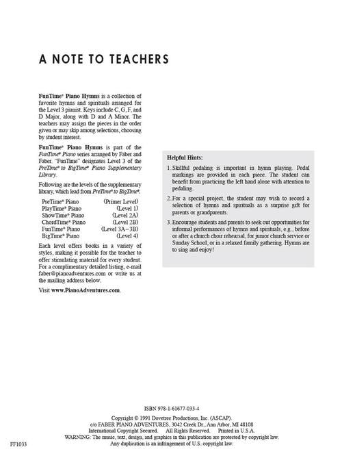 Hymns - Funtime Piano Level 3A-3B
