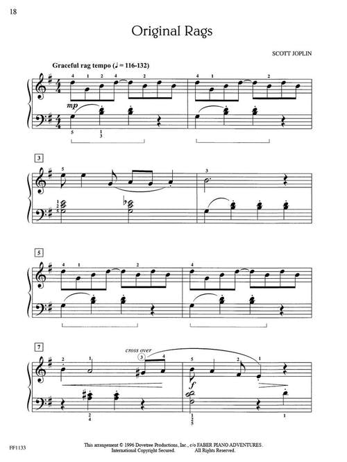 Faber Ragtime & Marches - Chordtime Piano - Level 2B