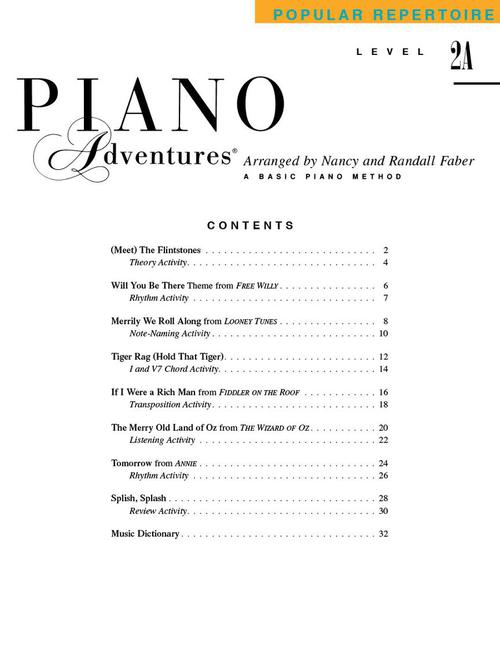 Piano Adventures Popular Repertoire Level 2A