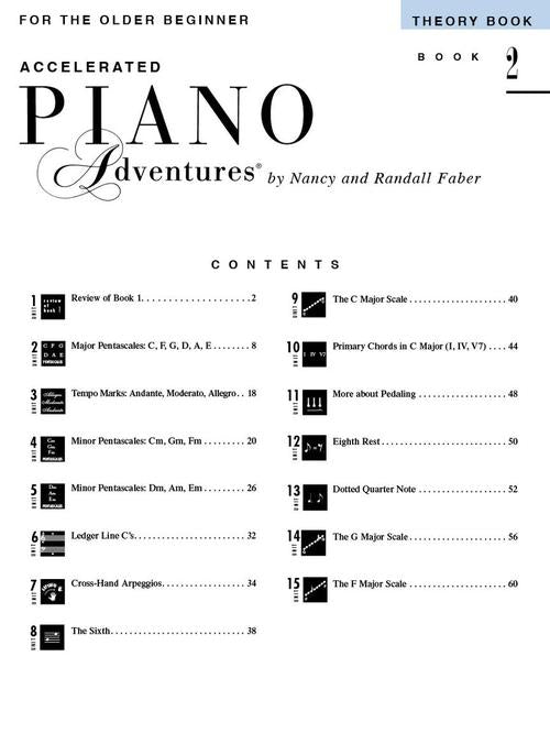 Accelerated Piano Adventures Theory Book 2