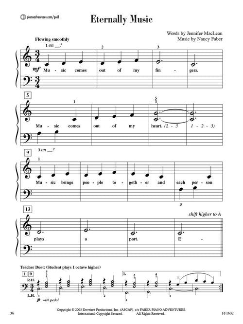 Piano Adventures Gold Star Performance, Primer Level