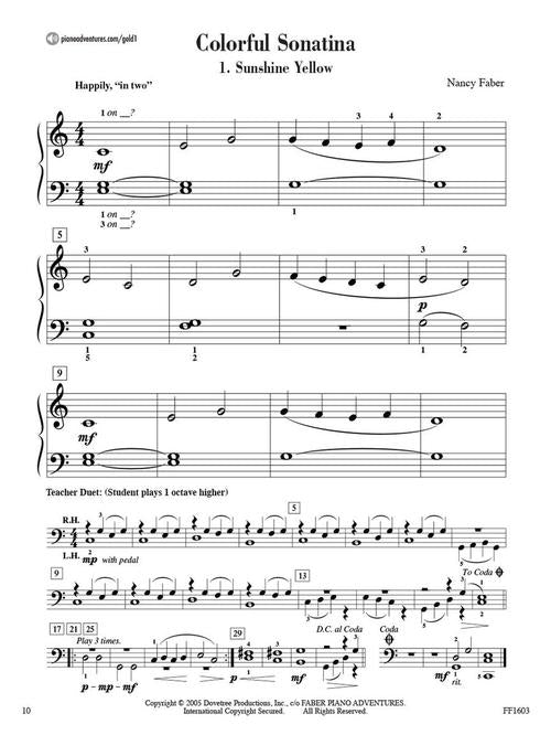Faber Piano Adventures Gold Star Performance - Level 1