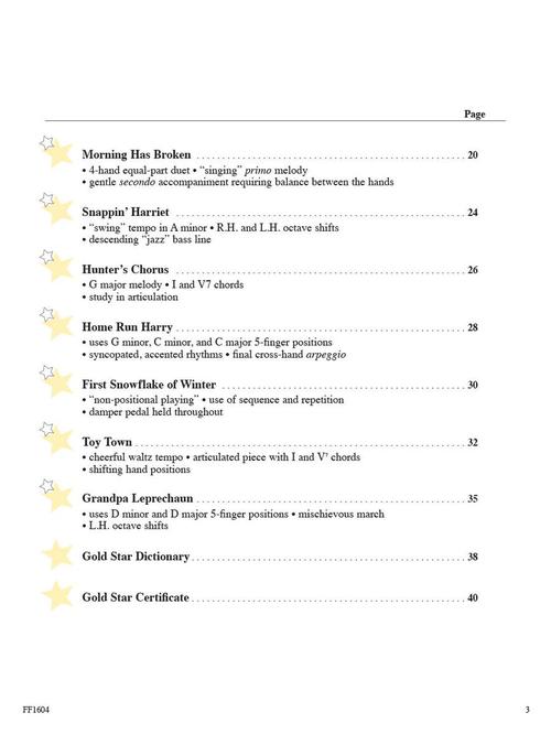 Faber Piano Adventures Gold Star Performance - Level 2A