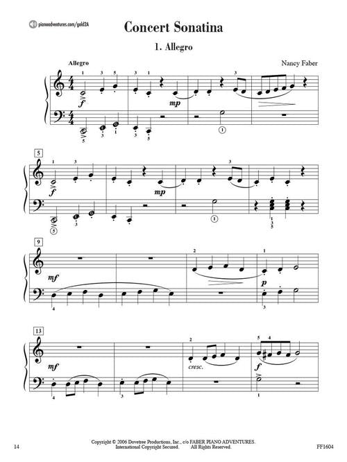 Faber Piano Adventures Gold Star Performance - Level 2A