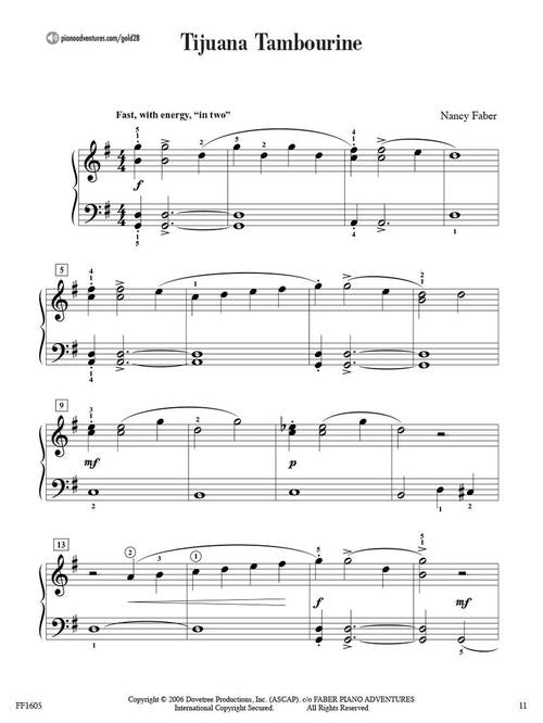 Faber Piano Adventures Gold Star Performance Level 2B