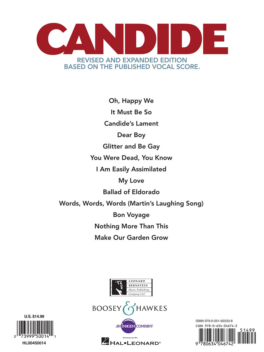 Bernstein Candide - Vocal Selections